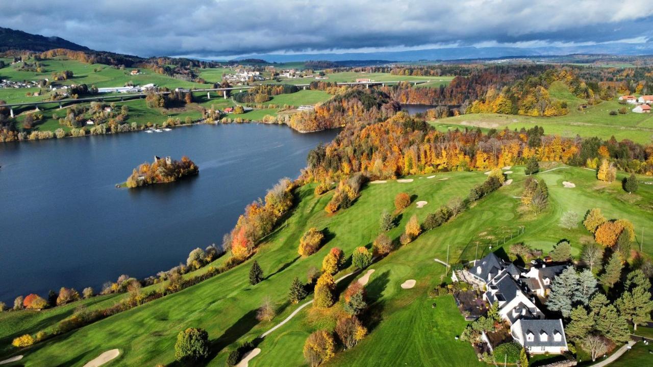 Hotel-Restaurant La Terrasse, Golf De La Gruyere Pont-la-Ville Екстериор снимка